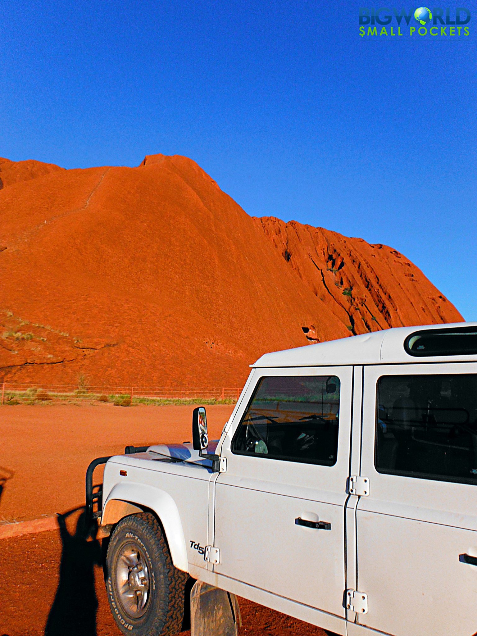 Landie at Uluru