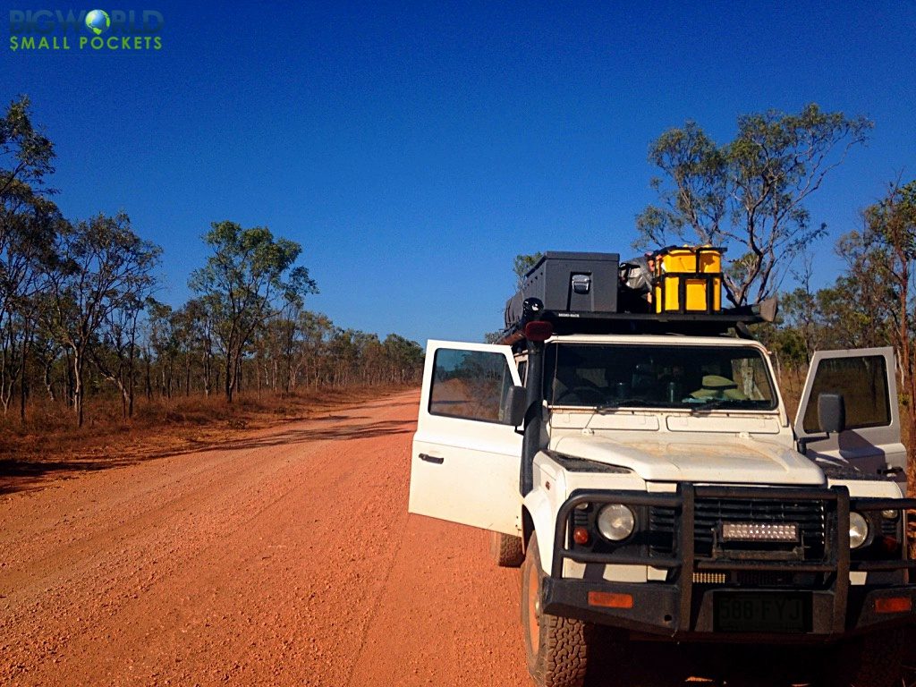 Landrover in the Outback
