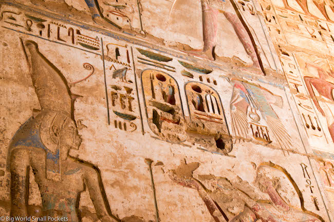 Egypt, Luxor, Inscriptions