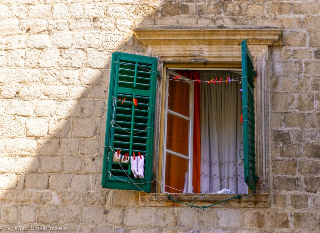 Montenegro, Kotor Old Town, Window