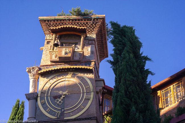 Georgia, Tbilisi, Wonky Clock