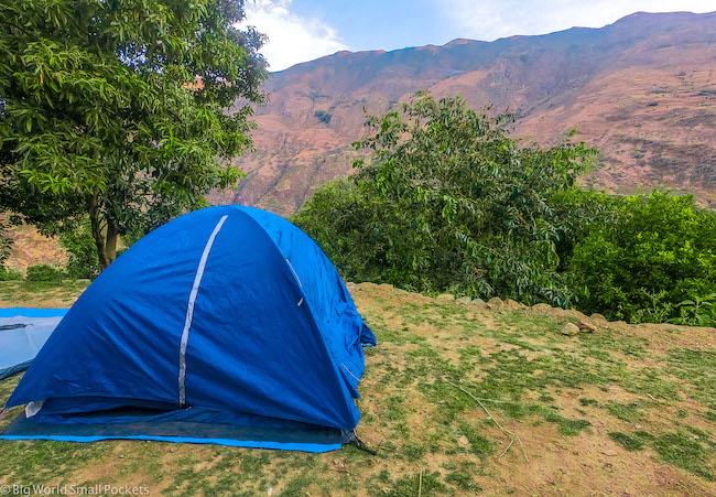 Peru, Sacred Valley, Camping