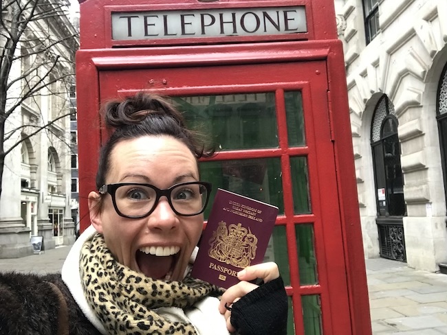 London, Phone Box, Passport & Me