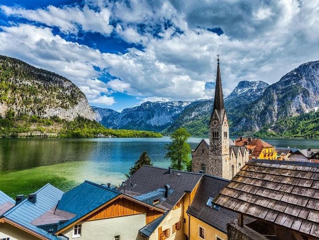 Austria, Lake, Town
