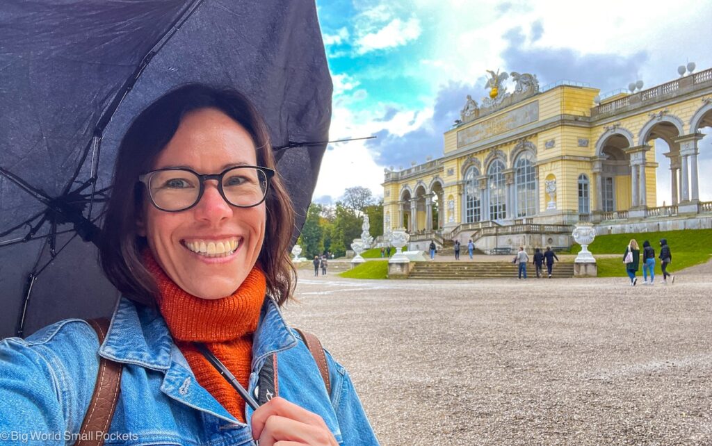 Austria, Vienna, Me with Umbrella