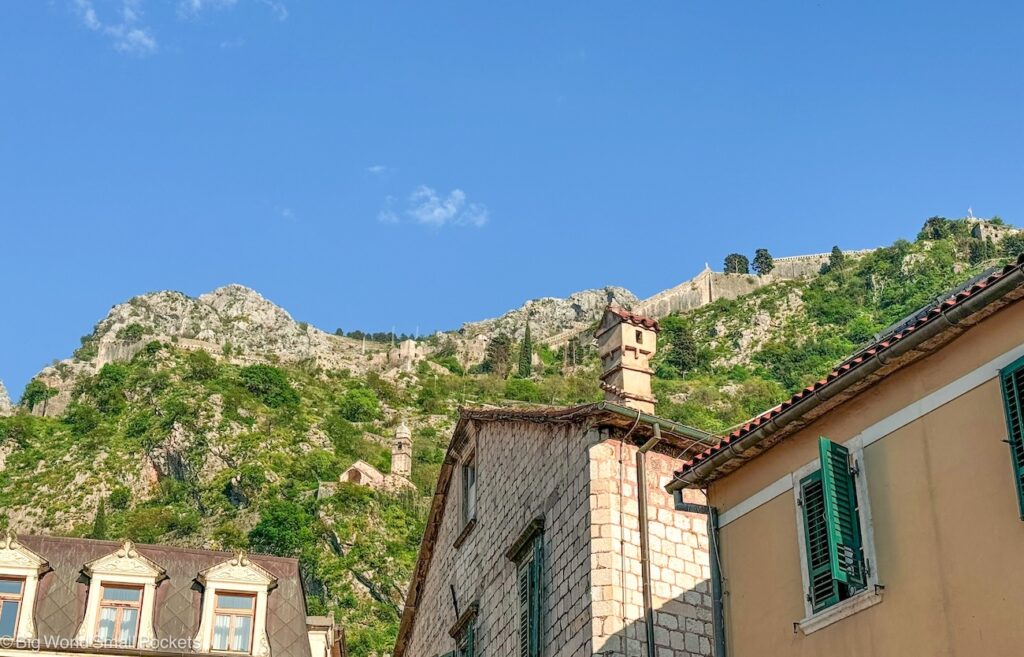 Montenegro, Kotor Old Town, Ladder of Kotor